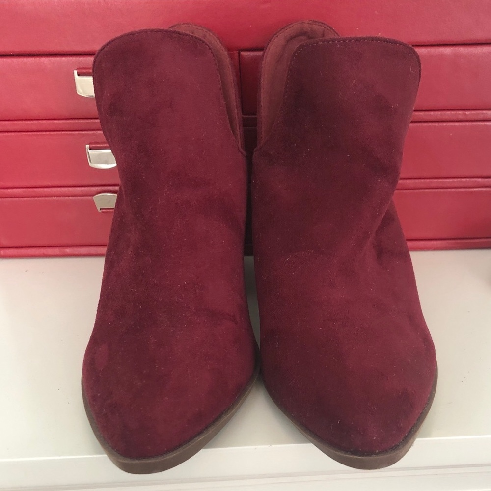 Cute auburn booties